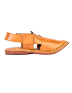 RUST TRENDY LEATHER SOLE PESHAWARI CHAPPAL |